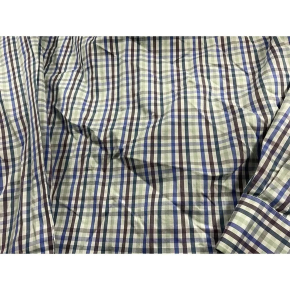 Duluth Trading Shirt Men’s XL Tall Wrinkle Fighter Long Sleeve Multicolor Plaid - Picture 7 of 7